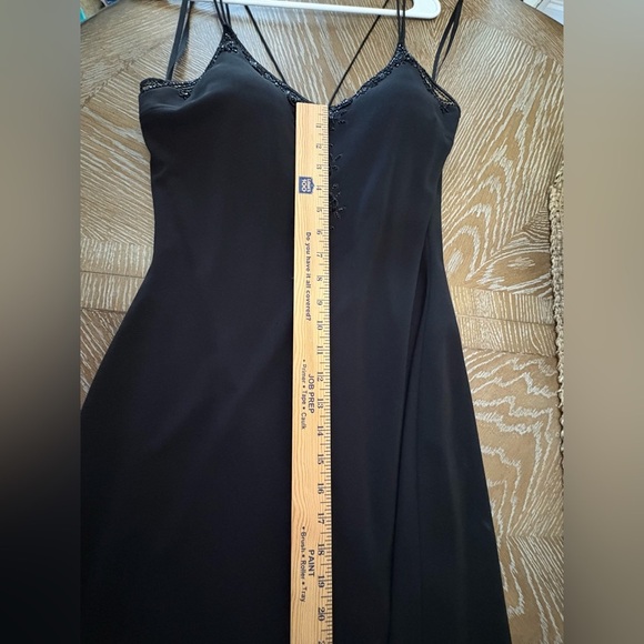 Cache Black Elegant Beaded Maxi Dress Size 10 - Picture 10 of 10